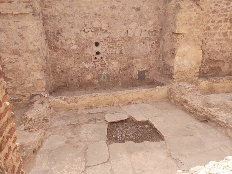 Public latrines at the Qubba el-Ba'adiyyin in Marrakech, Morocco.