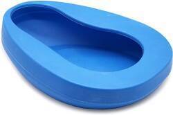 Blue bedpan for bariatric patients