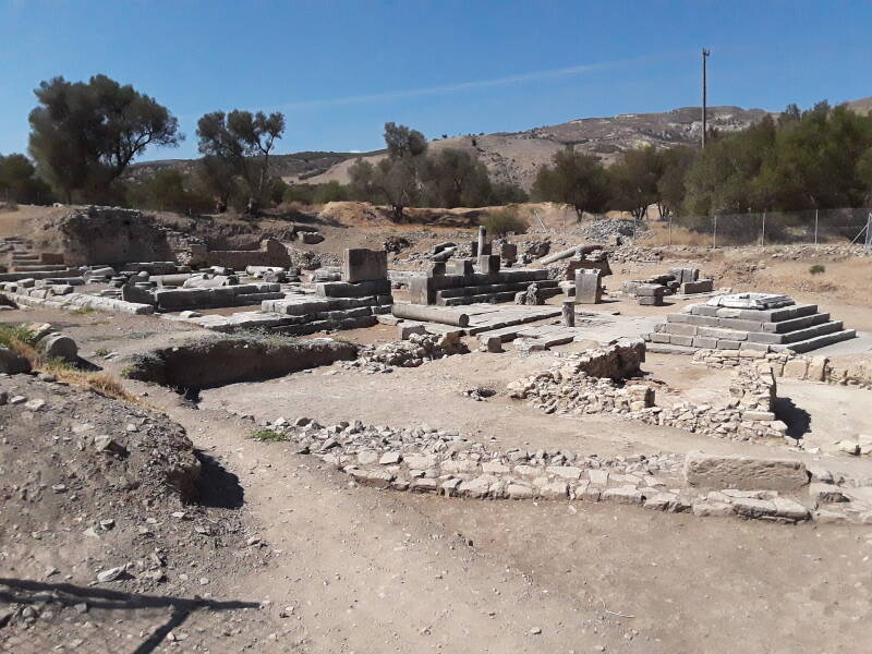 Minoan temple complex near the Gortyna site in Crete.