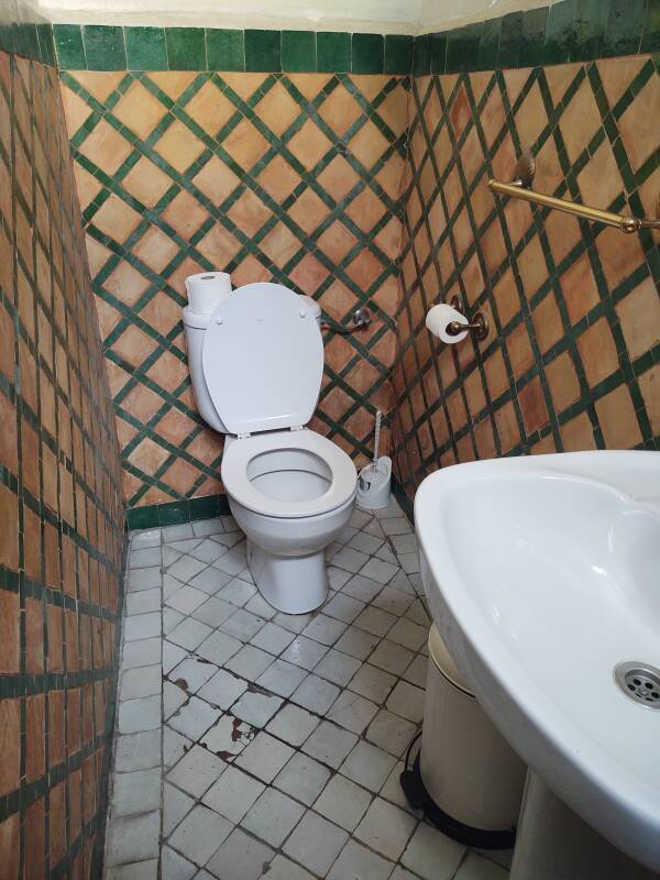 Bathroom at the American Legation in Tangier.