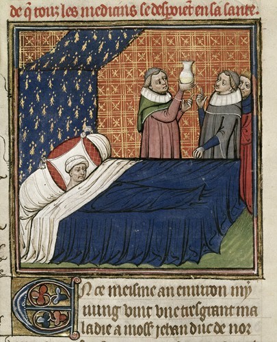 from https://commons.wikimedia.org/wiki/File:Illness_of_the_Duke_of_Normandy.jpg