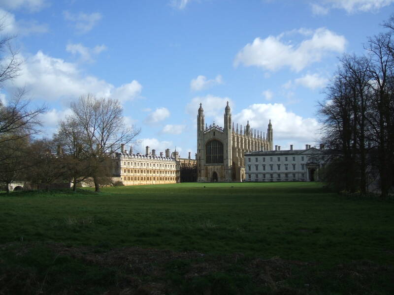 King's College Chapel as seen from the Backs.