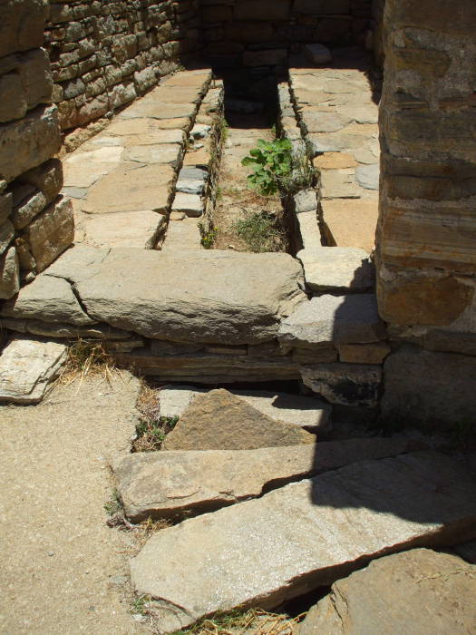 Latrine in the House of the Trident on Delos.