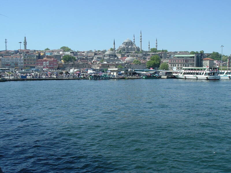 View across the Golden Horn in İstanbul.