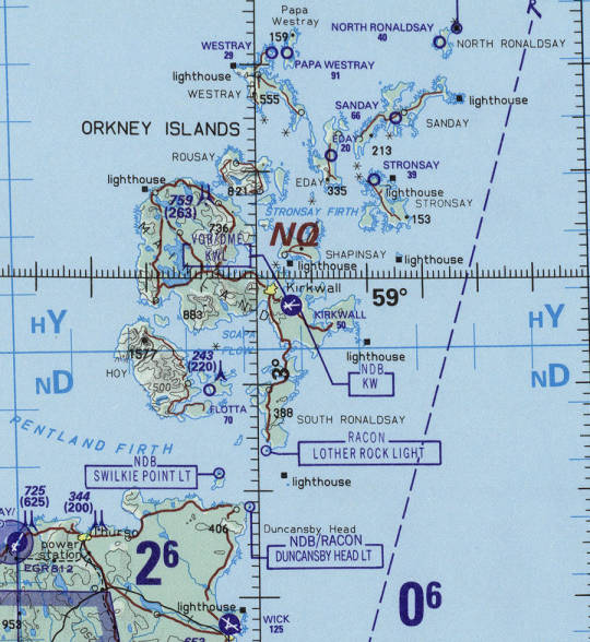 Map of Orkney.