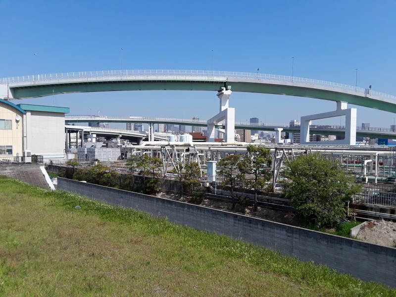 Ebie Sewage Treatment Plant in Osaka.