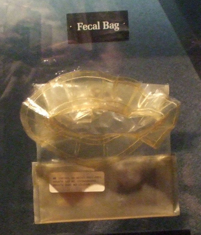 Fecal collection bag from Apollo 11.
