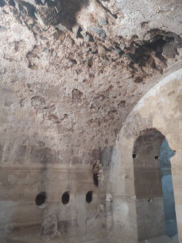 Water storage cistern at Qubba el-Ba'adiyyin in Marrakech, Morocco.