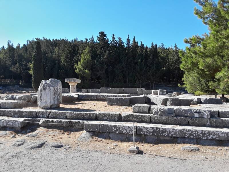 Second Temple to Asclepius on the Upper Terrace at the Asclepeion.
