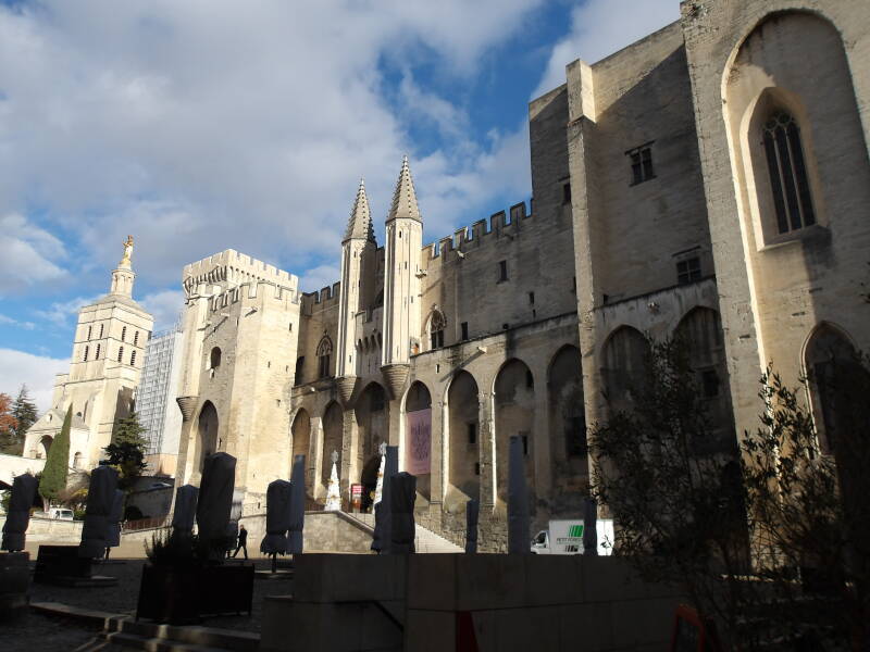 Palais des Papes, the Palace of the Popes in Avignon  REPLACE WITH MINE