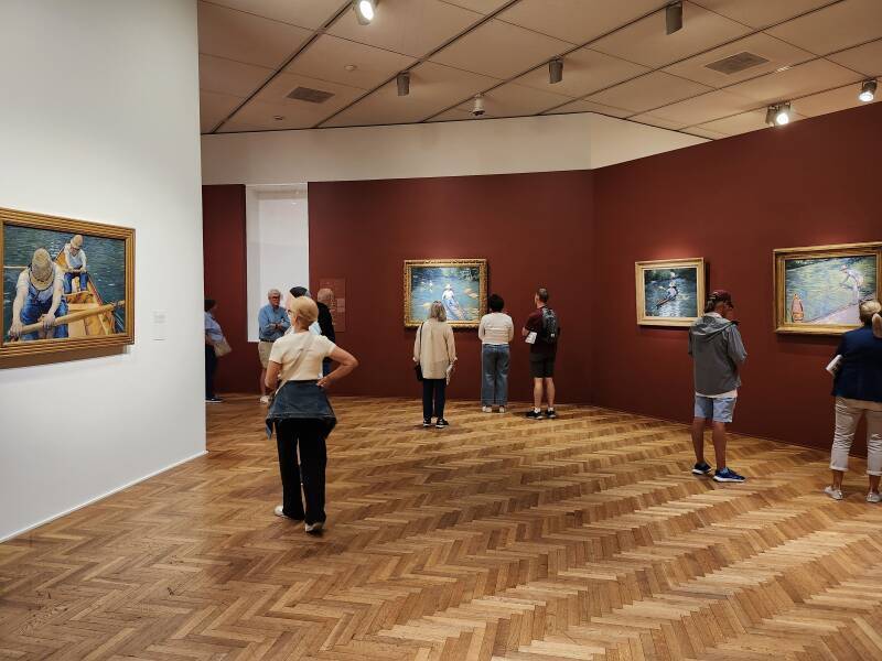 Other boating scenes by Gustave Caillebotte.