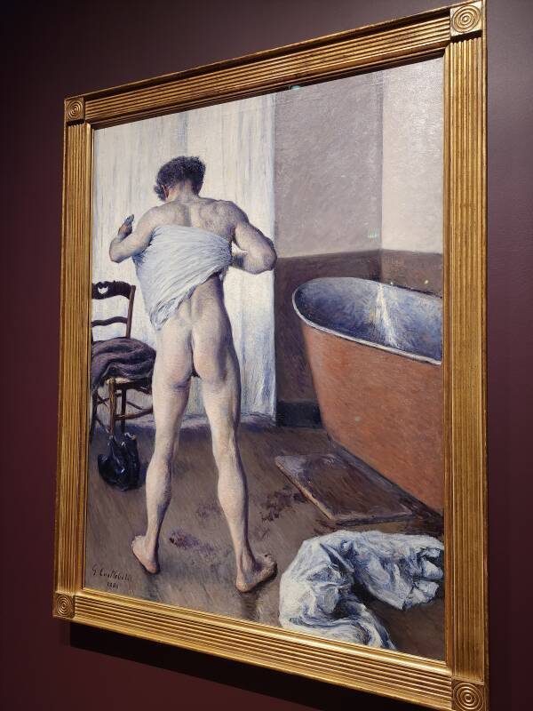 'Homme au bain' by Gustave Caillebotte.