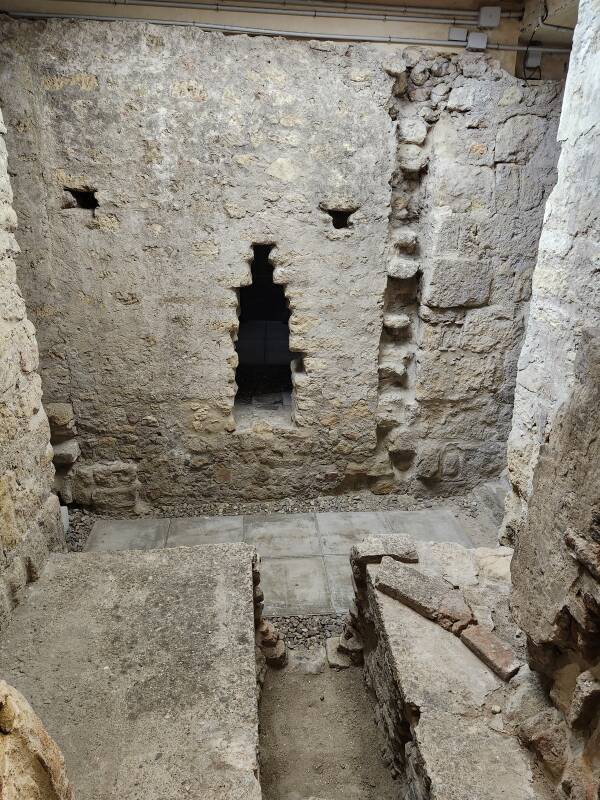 Furnace and boiler, seen from the Hot Room.