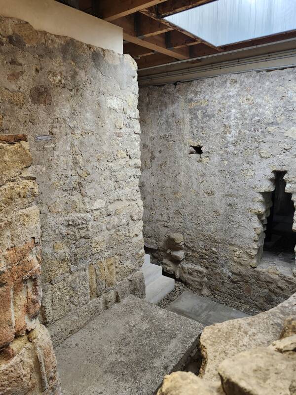 Furnace and boiler, seen from the Hot Room.