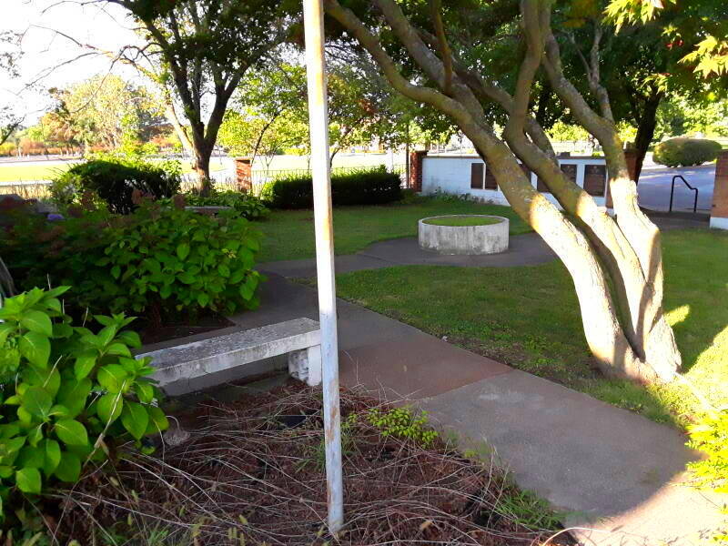 Back yard of Eugene Debs' home in Terre Haute, Indiana.