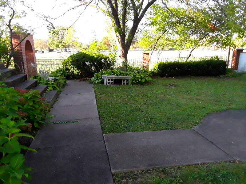 Back yard of Eugene Debs' home in Terre Haute, Indiana.