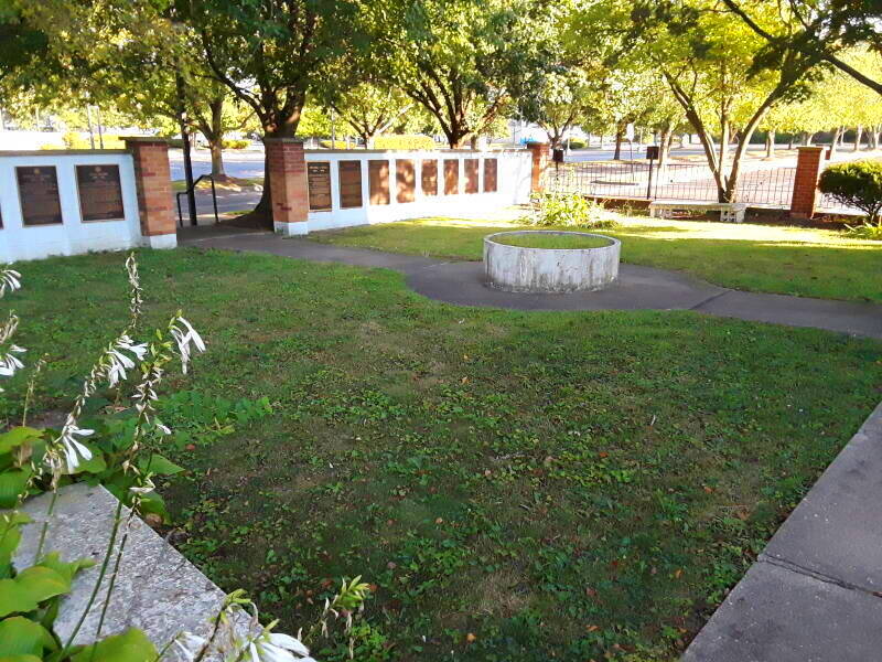 Back yard of Eugene Debs' home in Terre Haute, Indiana.