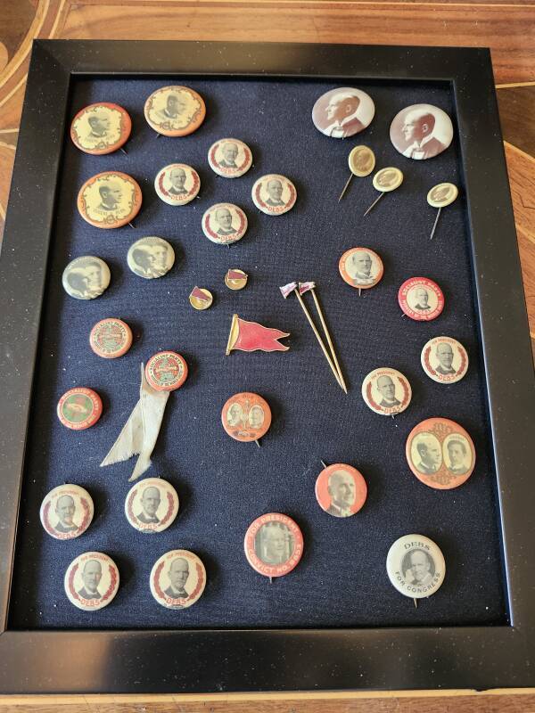 Various pins in the library.