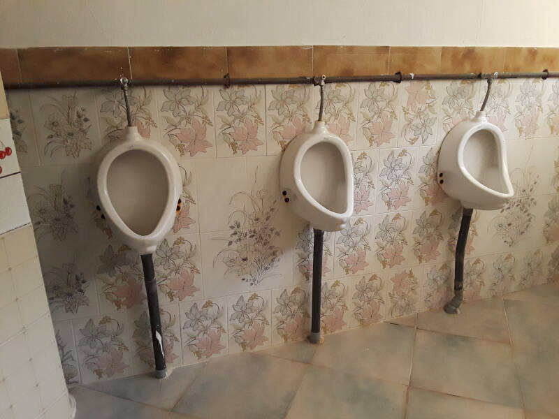 Public urinals at the Palianis Nunnery in Crete.