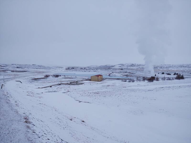 Geothermal power stations at Lake Mývatn.