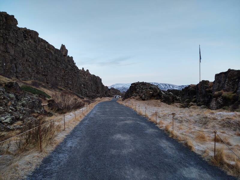 Law Rock at Þingvellir.