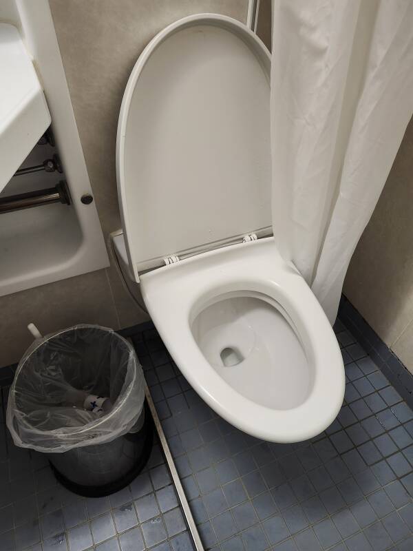 Toilet in the head within my cabin.