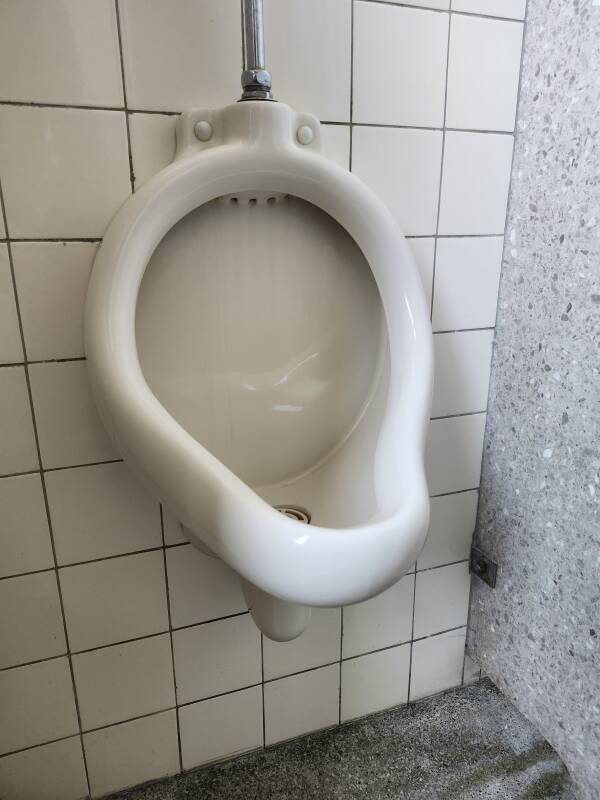 Urinal from the 1950s.