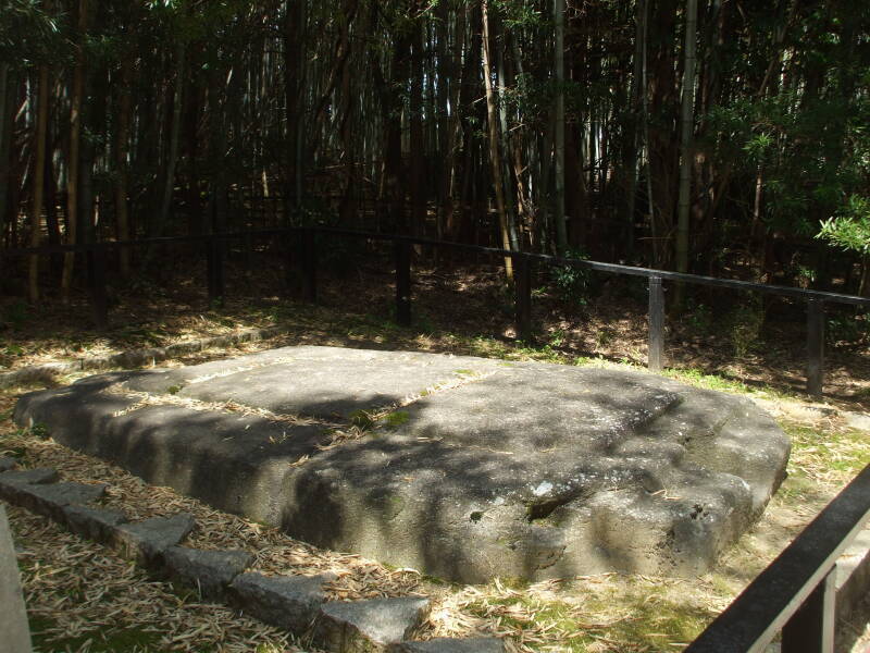 Onino Manaita or 'Demon's Cutting Board' in Asuka, Japan.