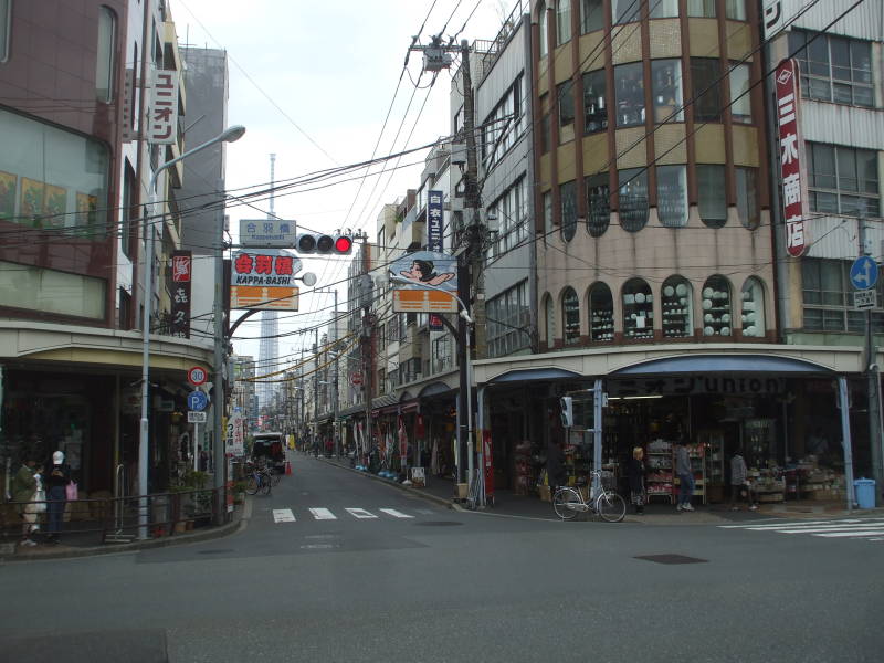 Kitchen supply store in Kappabashi-dori or Kitchen Town district of Tokyo.