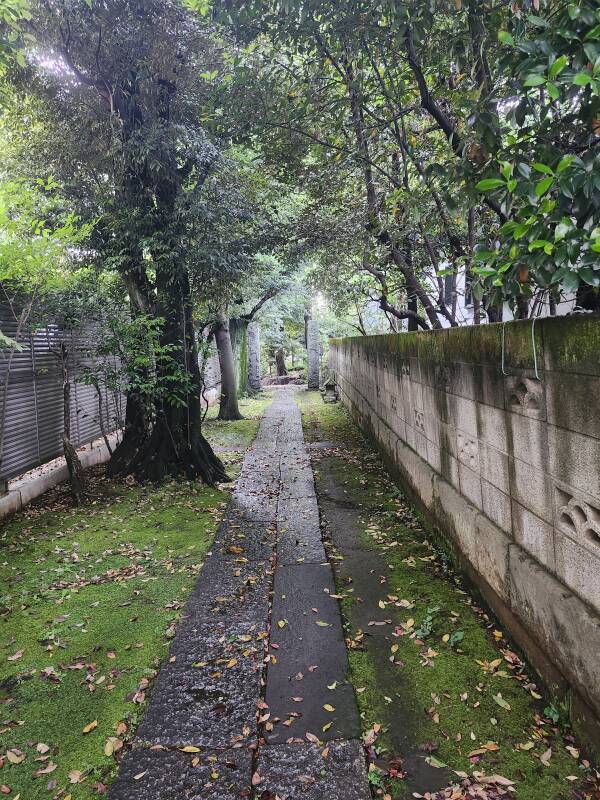 Path from Fukusen-ji to Yoyogi Hachiman-gu.