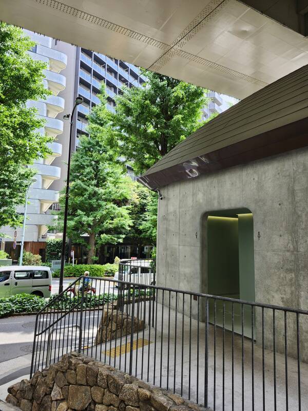 Entrance of Urasando Public Toilet.