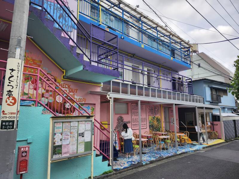 Street side exterior of Design Festa Gallery.