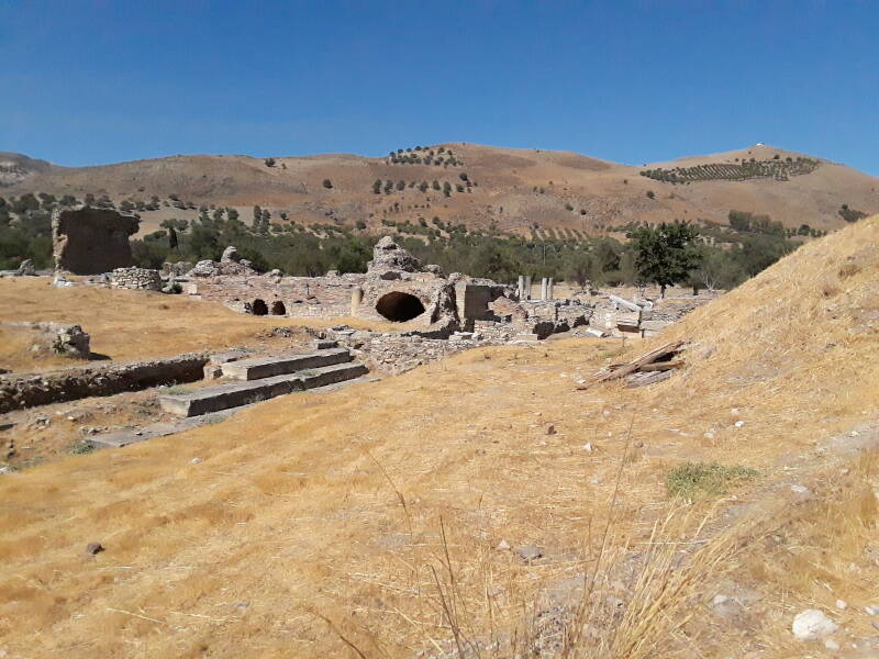 Minoan and Mycenaean temple complex near the Gortyna site in Crete.