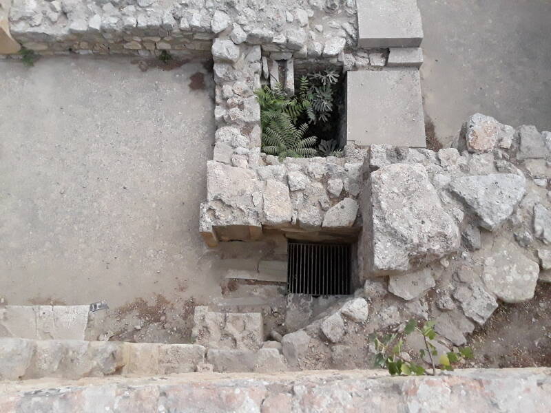 The actual Queen's Toilet at prehistoric site of Knossos, outside Iraklia in Crete.