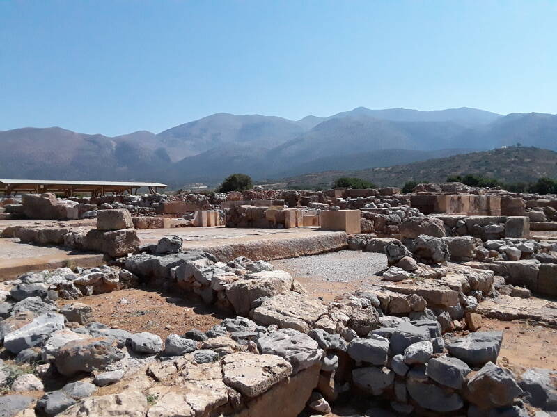 'Lustral basin' at the Minoan palace at Malia.