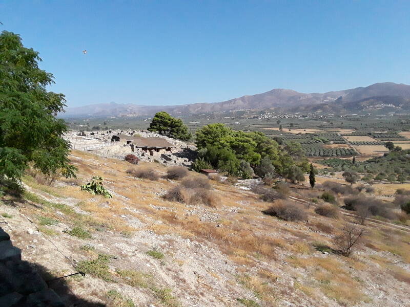 The prehistoric Minoan site of Phaistos in Crete.
