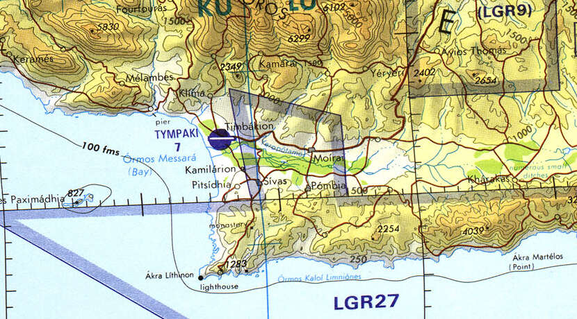 Selection of TPC G-3D from the Perry Castañeda Library Map Collection at the University of Texas.