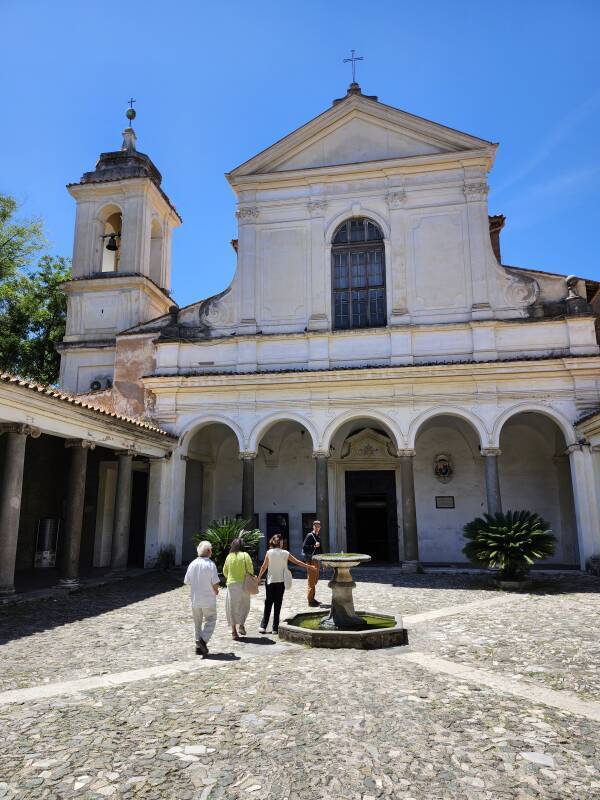 Façade of the Basilica of Saint Clement.