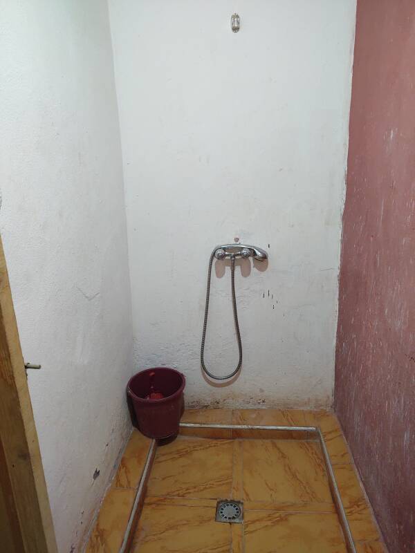 Shower in my room in M'Hamid.