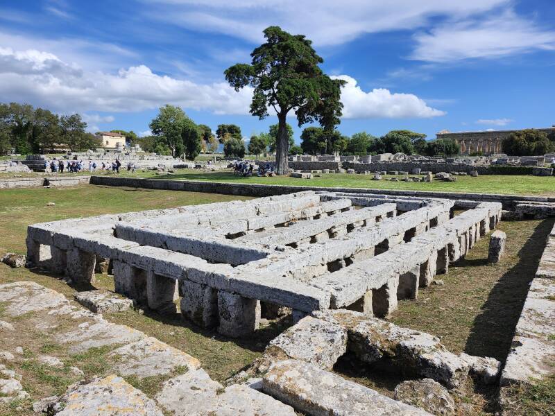 Sanctuary to Venus Verticordia with a large pool.