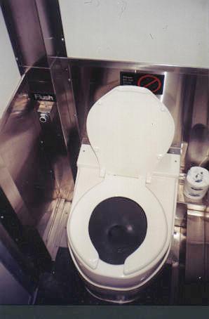 Amtrak toilet.