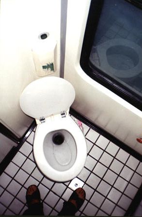 Turkish train toilet.