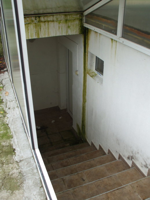 Public toilet in an underground bunker in Veliko Tarnovo, Bulgaria.