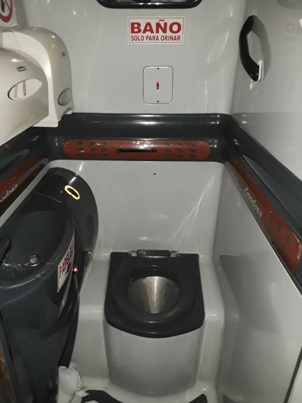 tour bus with toilet