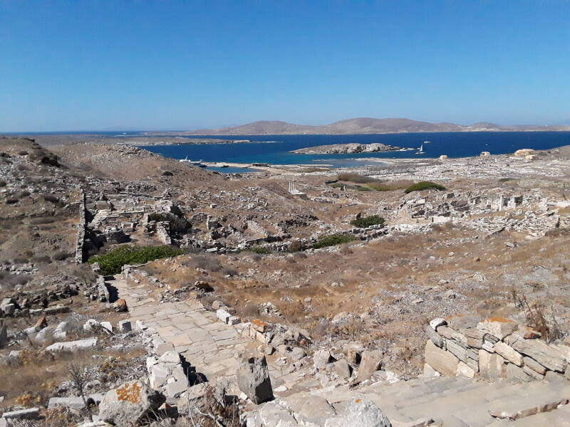 View from the Sanctuary of the Foreign Deities.