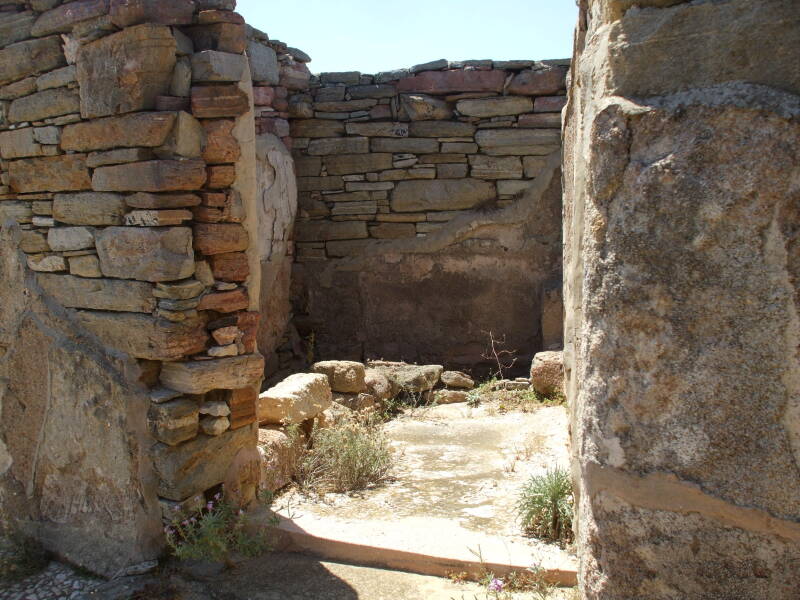 Latrine in the Lake House on Delos.