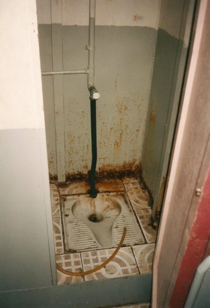 Egyptian ferry toilet.