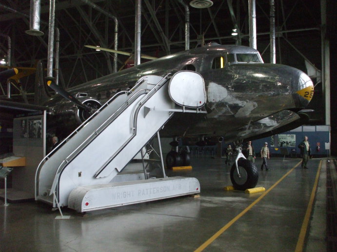 Franklin Delano Roosevelt's transport airplane the Sacred Cow.