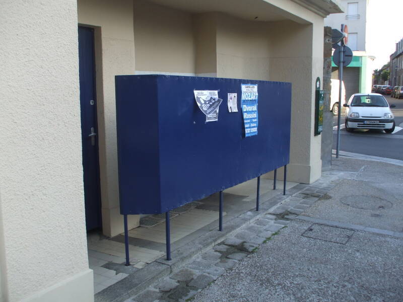 Pissoir in Avranches, France.