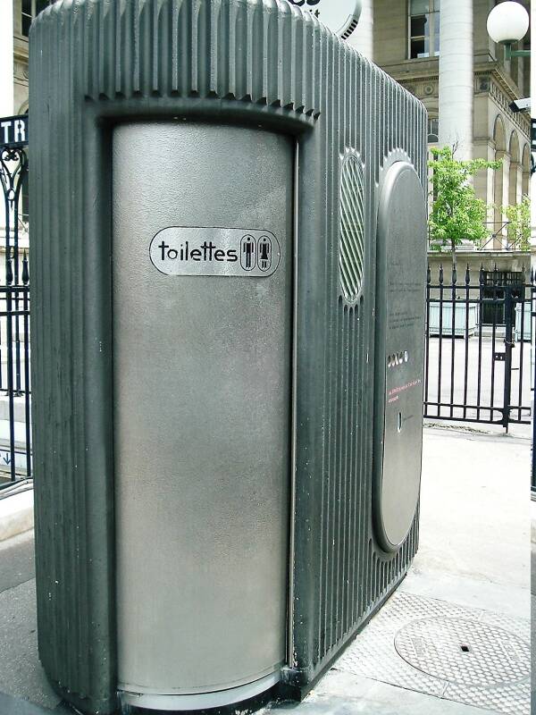 French automated toilet.